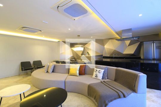 Área Comum - Salão de Festas de kitnet/studio à venda com 1 quarto, 35m² em Indianópolis, São Paulo