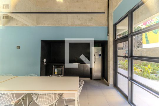 Área comum de kitnet/studio à venda com 1 quarto, 27m² em Vila Buarque, São Paulo