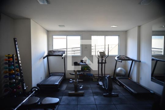 Área comum - Academia de apartamento à venda com 2 quartos, 67m² em Vila Valparaíso, Santo André