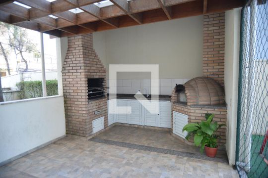 Área comum - Churrasqueira de apartamento à venda com 2 quartos, 67m² em Vila Valparaíso, Santo André