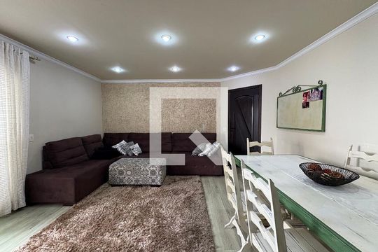 Sala de apartamento à venda com 3 quartos, 105m² em Vila Valparaíso, Santo André