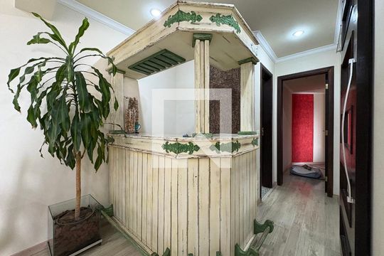 Sala de apartamento à venda com 3 quartos, 105m² em Vila Valparaíso, Santo André