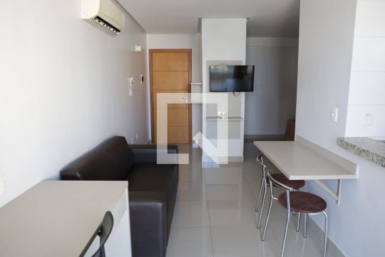 Sala de apartamento para alugar com 1 quarto, 60m² em Setor Bueno, Goiânia