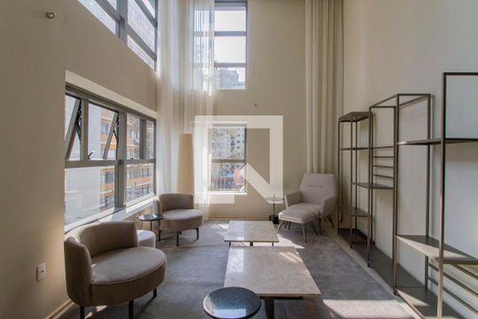 Área comum de apartamento à venda com 1 quarto, 45m² em Paraíso, São Paulo