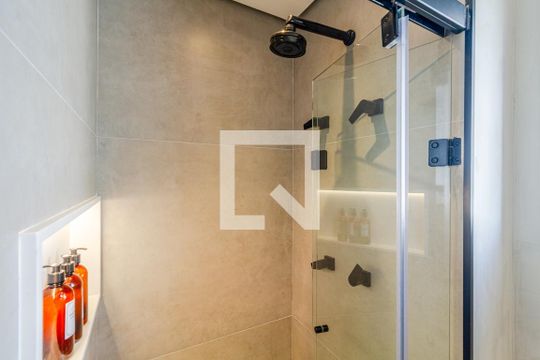 Banheiro Social de apartamento à venda com 1 quarto, 45m² em Paraíso, São Paulo