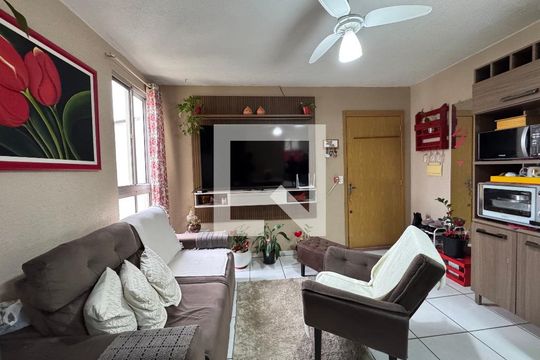 Sala de apartamento para alugar com 2 quartos, 55m² em Campina, São Leopoldo