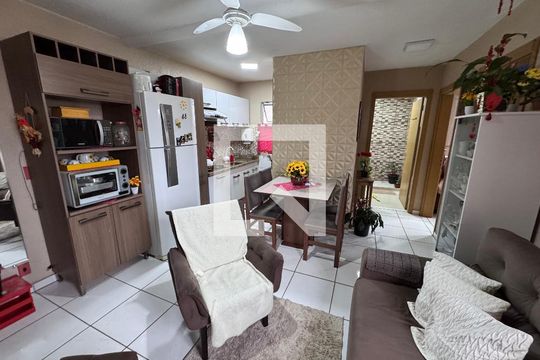 Sala de apartamento para alugar com 2 quartos, 55m² em Campina, São Leopoldo