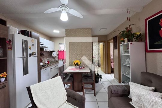 Sala de apartamento para alugar com 2 quartos, 55m² em Campina, São Leopoldo
