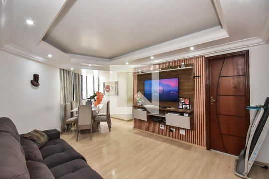 Sala de apartamento à venda com 3 quartos, 68m² em Parque Esmeralda, São Paulo