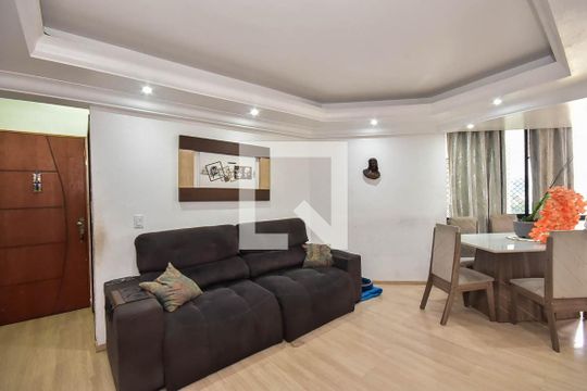 Sala de apartamento à venda com 3 quartos, 68m² em Parque Esmeralda, São Paulo
