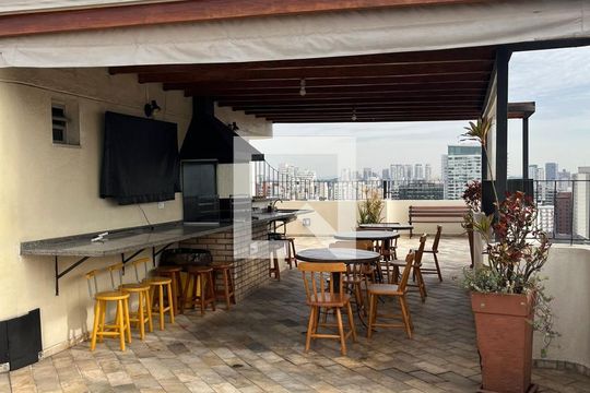Área comum - Churrasqueira de apartamento à venda com 1 quarto, 36m² em Santo Amaro, São Paulo
