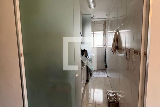 Cozinha de apartamento à venda com 1 quarto, 36m² em Santo Amaro, São Paulo