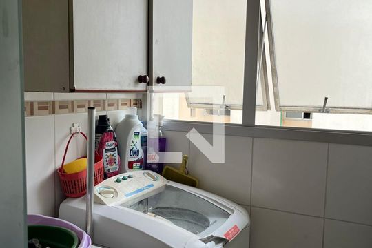 Área de Serviço de apartamento à venda com 1 quarto, 36m² em Santo Amaro, São Paulo