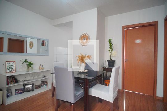 Sala de apartamento à venda com 2 quartos, 56m² em Canudos, Novo Hamburgo