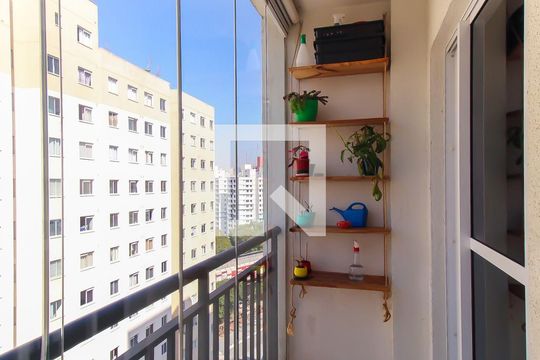 Varanda de apartamento para alugar com 1 quarto, 27m² em Brás, São Paulo