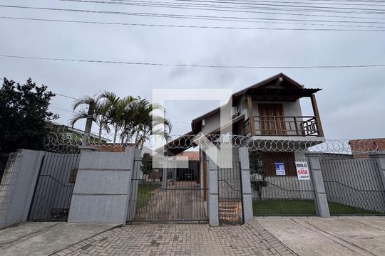 Fachada de casa à venda com 3 quartos, 150m² em Santos Dumont, São Leopoldo