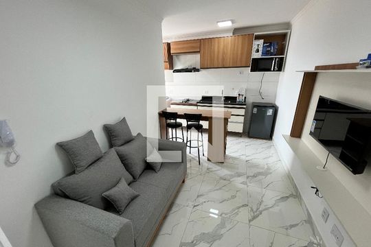 Sala/Cozinha de apartamento para alugar com 1 quarto, 30m² em Parque Peruche, São Paulo