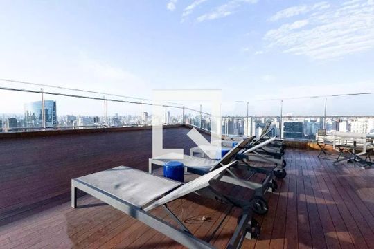Área comum de apartamento para alugar com 1 quarto, 87m² em Itaim Bibi, São Paulo