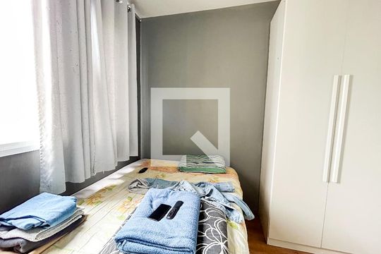 Suíte de apartamento para alugar com 1 quarto, 27m² em Jardim Caravelas, São Paulo