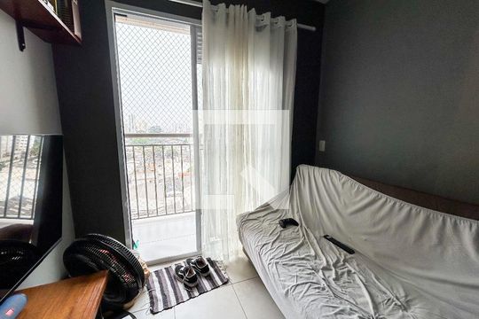 Sala de apartamento para alugar com 1 quarto, 27m² em Jardim Caravelas, São Paulo
