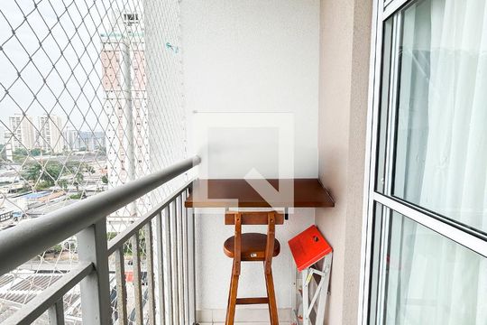Varanda de apartamento para alugar com 1 quarto, 27m² em Jardim Caravelas, São Paulo