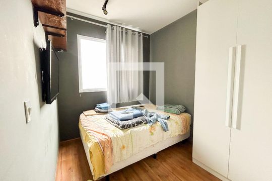 Suíte de apartamento para alugar com 1 quarto, 27m² em Jardim Caravelas, São Paulo