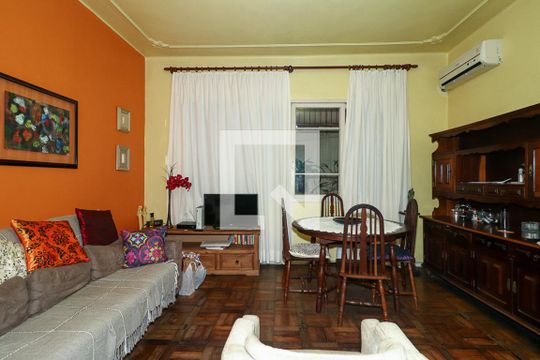 Sala de apartamento à venda com 3 quartos, 122m² em Santa Cecília, Porto Alegre