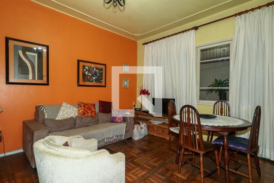 Sala de apartamento à venda com 3 quartos, 122m² em Santa Cecília, Porto Alegre