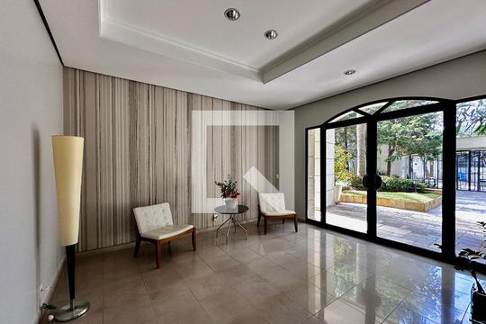 Hall Social Bloco de apartamento à venda com 2 quartos, 109m² em Campo Belo, São Paulo