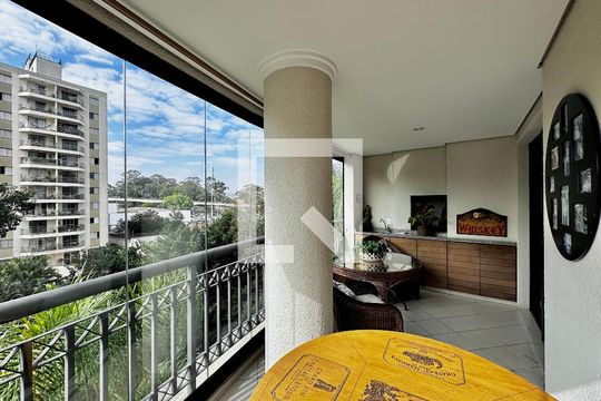 Varanda da Sala de apartamento à venda com 2 quartos, 109m² em Campo Belo, São Paulo