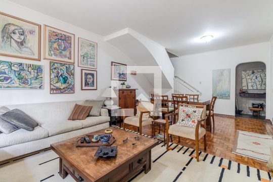 Sala de casa para alugar com 3 quartos, 164m² em Sumaré, São Paulo