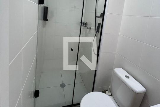 Banheiro da Suíte de apartamento à venda com 1 quarto, 24m² em Alto da Mooca, São Paulo