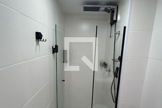Banheiro da Suíte de apartamento à venda com 1 quarto, 24m² em Alto da Mooca, São Paulo
