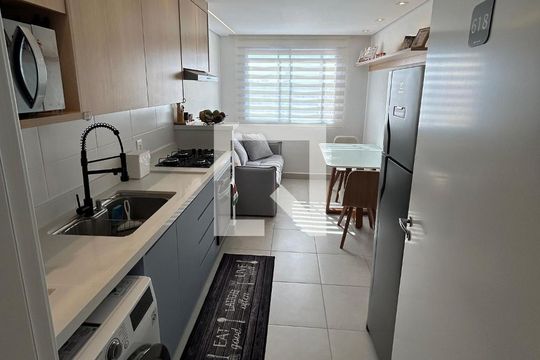 Cozinha de apartamento à venda com 1 quarto, 24m² em Alto da Mooca, São Paulo