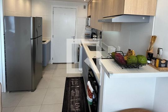 Cozinha de apartamento à venda com 1 quarto, 24m² em Alto da Mooca, São Paulo