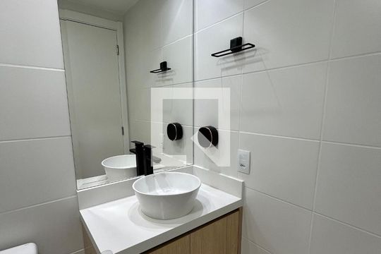 Banheiro da Suíte de apartamento à venda com 1 quarto, 24m² em Alto da Mooca, São Paulo
