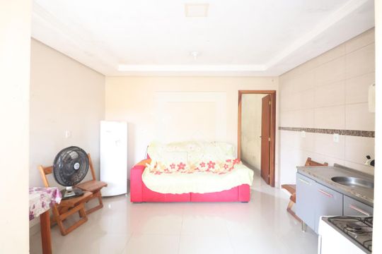Sala/Cozinha de apartamento para alugar com 1 quarto, 35m² em Harmonia, Canoas