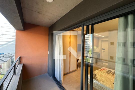 Varanda de kitnet/studio à venda com 1 quarto, 36m² em Perdizes, São Paulo