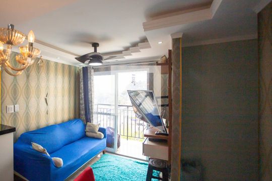 Sala de apartamento à venda com 2 quartos, 47m² em Centro, Diadema
