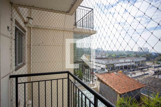 Varanda da Sala de apartamento à venda com 2 quartos, 47m² em Centro, Diadema