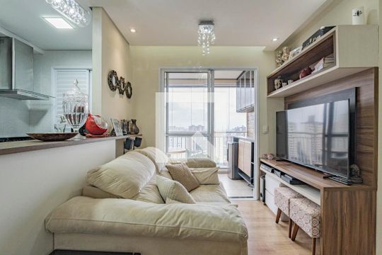 Sala de apartamento para alugar com 2 quartos, 53m² em Vila Moraes, São Paulo