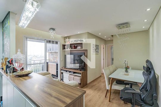Sala de apartamento para alugar com 2 quartos, 53m² em Vila Moraes, São Paulo