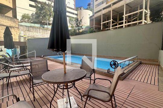 Área comum - Piscina de apartamento para alugar com 3 quartos, 95m² em Sion, Belo Horizonte