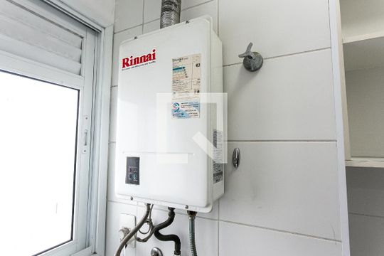 Área de Serviço - Aquecedor a Gás de apartamento para alugar com 2 quartos, 92m² em Tatuapé, São Paulo