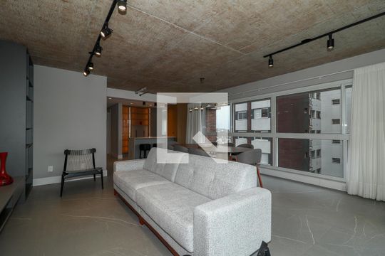 Sala de apartamento à venda com 3 quartos, 129m² em Petrópolis, Porto Alegre