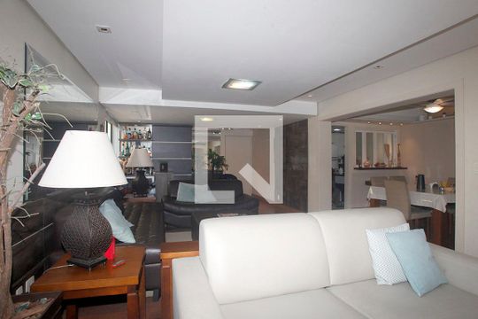 Sala de Estar de apartamento à venda com 4 quartos, 191m² em Mont’serrat, Porto Alegre