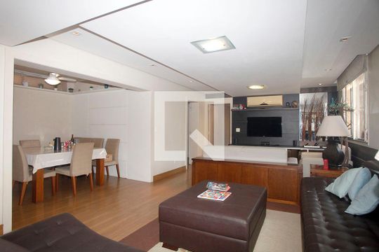 Sala de Estar de apartamento à venda com 4 quartos, 191m² em Mont’serrat, Porto Alegre
