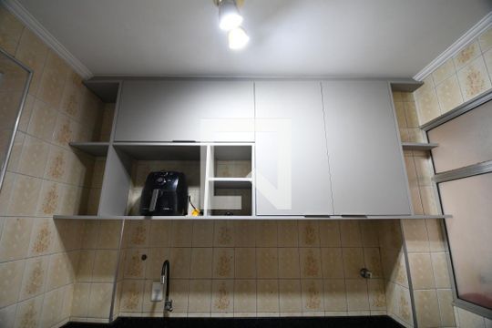 Cozinha de kitnet/studio à venda com 1 quarto, 46m² em Centro, Campinas