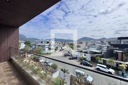 Varanda da Suíte 1 de apartamento à venda com 5 quartos, 475m² em Vargem Grande, Rio de Janeiro