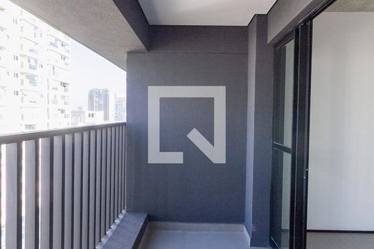 Varanda do Studio de casa de condomínio para alugar com 1 quarto, 25m² em Brooklin, São Paulo